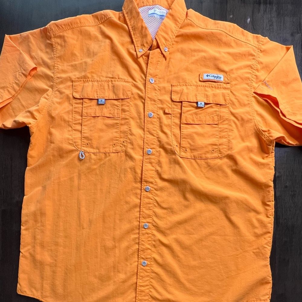 Columbia PFG Omni-Shade Orange Men’s Large